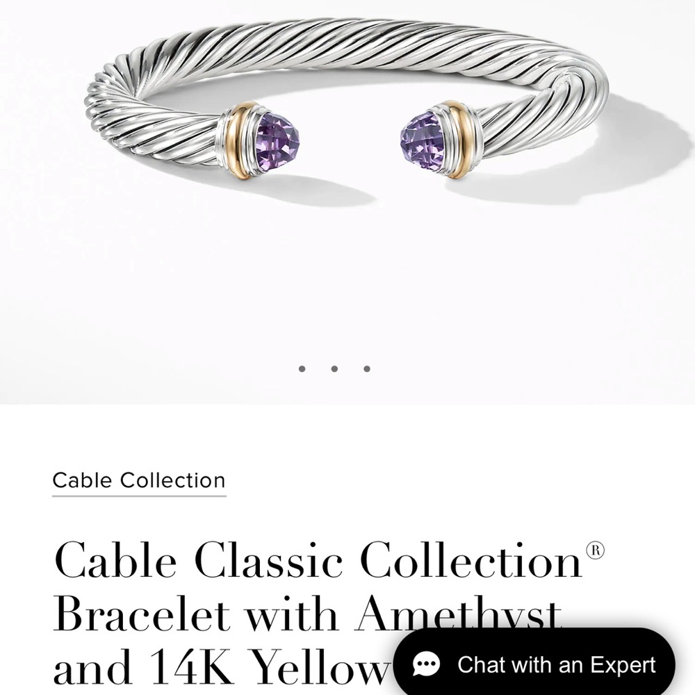 David Yurman Cable Classic Bracelet - Picture 10 of 11